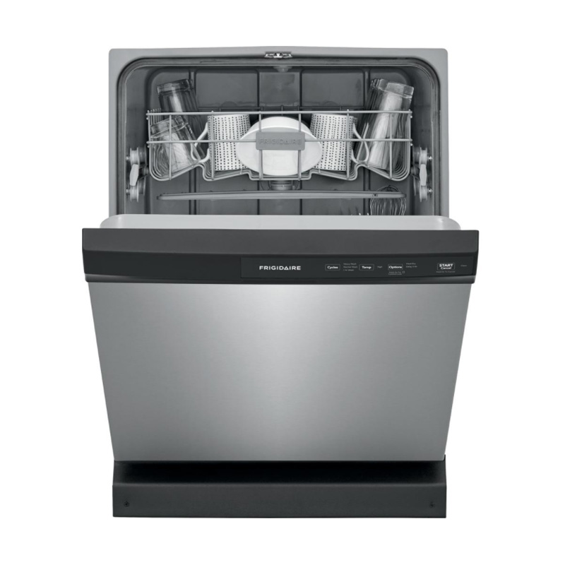 Lavavajillas Frigidaire de 24 pulgadas acabado acero inoxidable